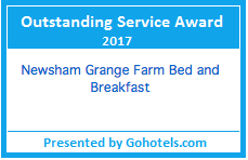 Outstanding Service award 2017 - Presented by Gohotels.com